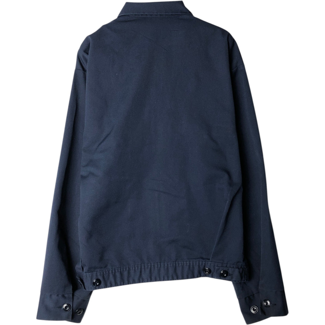 1960s-1970'S Workwear Work Jacket, Men's Size M (approx.), Vintage polyester navy blue type Vintage Second Hand