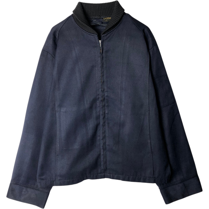 1960s-1970'S UNITOG Work Jacket, Made in USA, Men's XL equivalent, Vintage unclear navy blue type Vintage Second Hand