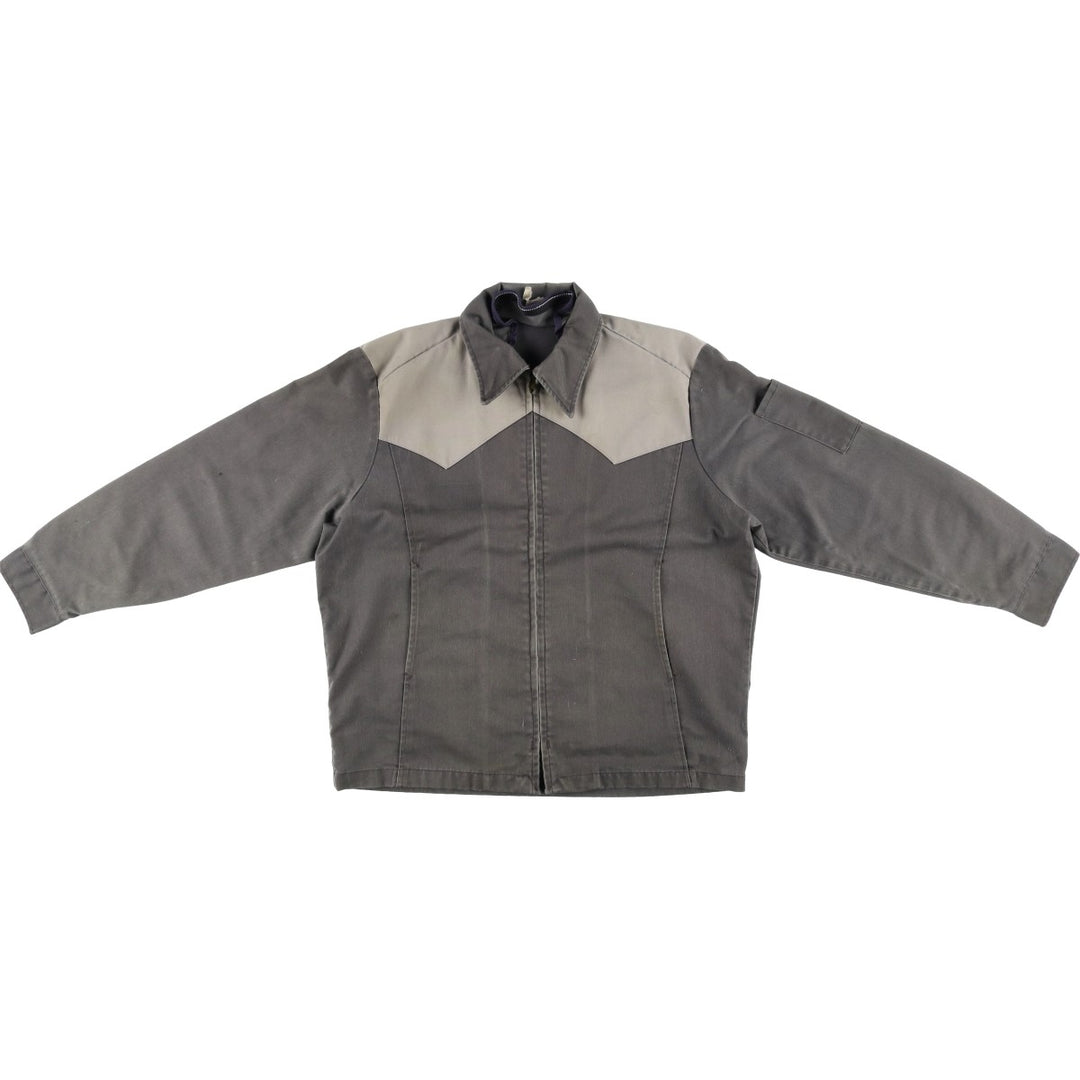 1970'S PROTEXALL SIXGUN Work Jacket, Made in USA, Men's Size L (Equivalent), Vintage unclear Khaki type Vintage Second Hand