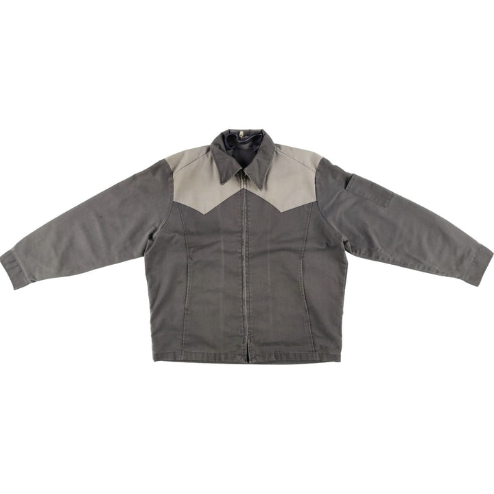 1970'S PROTEXALL SIXGUN Work Jacket, Made in USA, Men's Size L (Equivalent), Vintage unclear Khaki type Vintage Second Hand