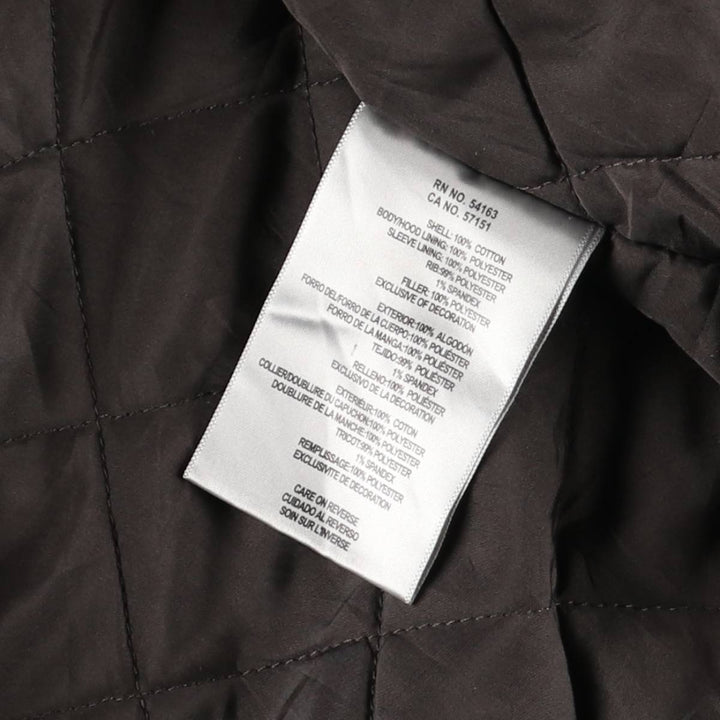 Levi's padded duck canvas full-zip hoodie, men's size L (approx.) cotton brown type Vintage Second Hand