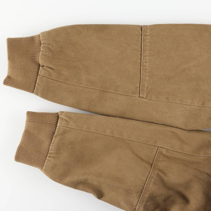 Levi's padded duck canvas full-zip hoodie, men's size L (approx.) cotton brown type Vintage Second Hand