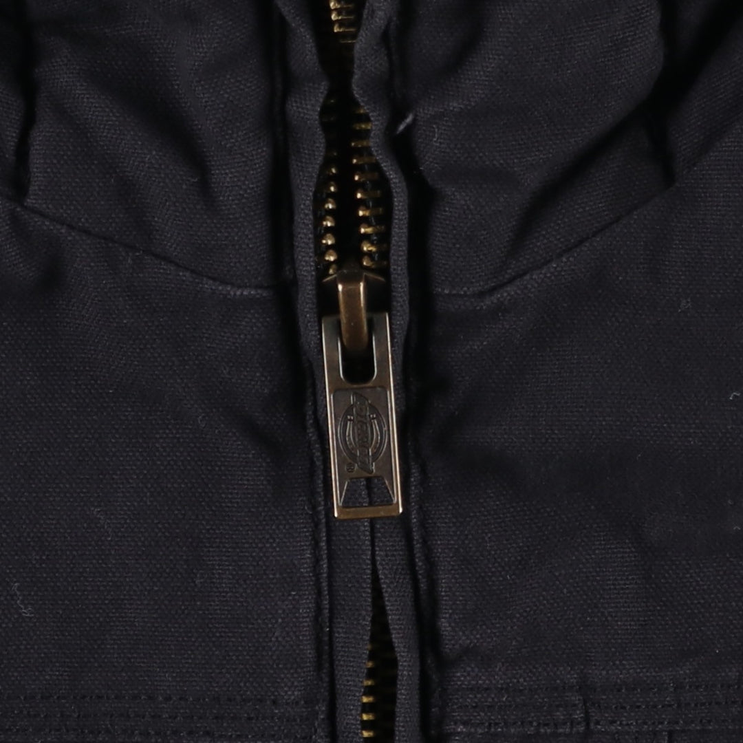 Dickies Duck Full-Zip Hoodie, Men's Size L (approx.) cotton black type Vintage Second Hand