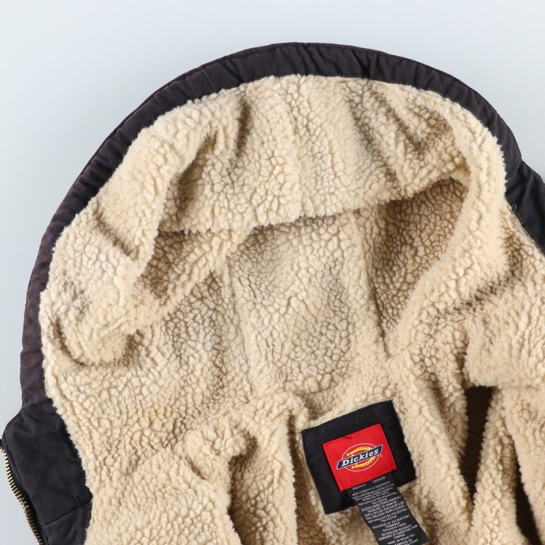 Dickies Duck Full-Zip Hoodie, Men's Size L (approx.) cotton black type Vintage Second Hand