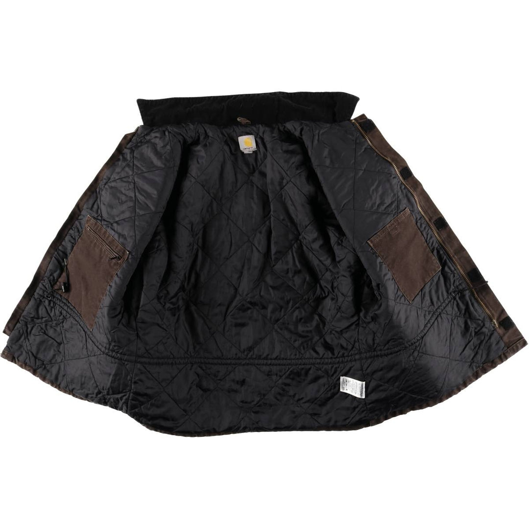 Carhartt Traditional Padded Duck Work Jacket, Men's Size XL cotton brown type Vintage Second Hand