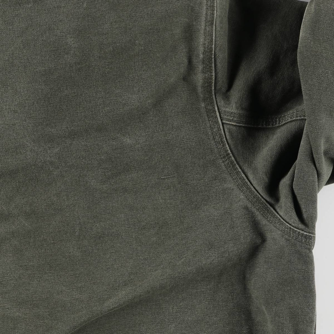 Carhartt Active Jacket, Padded Duck Full-Zip Hoodie, Men's XL cotton Khaki type Vintage Second Hand