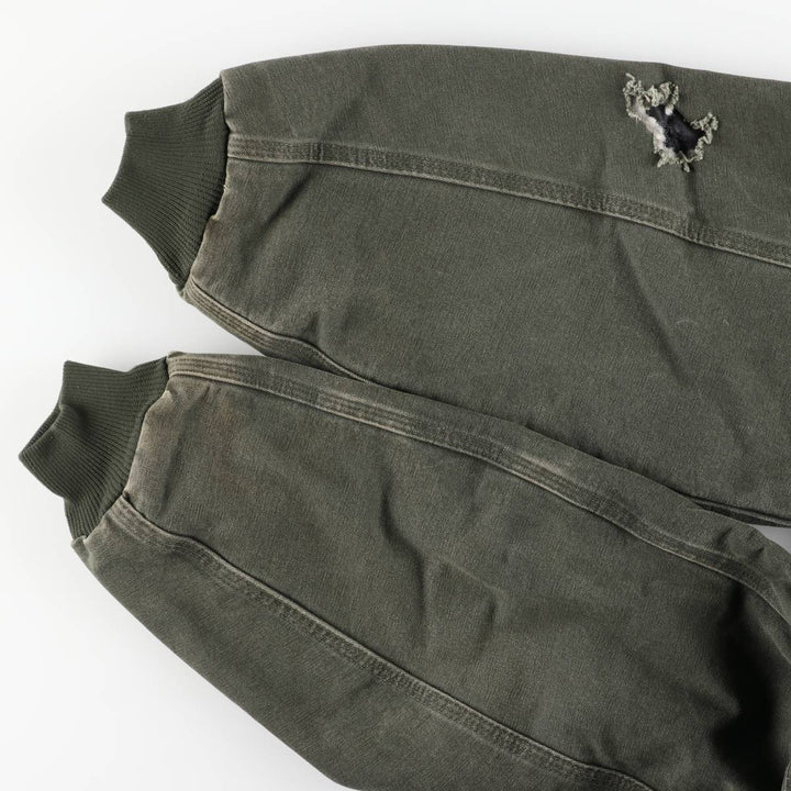 Carhartt Active Jacket, Padded Duck Full-Zip Hoodie, Men's XL cotton Khaki type Vintage Second Hand