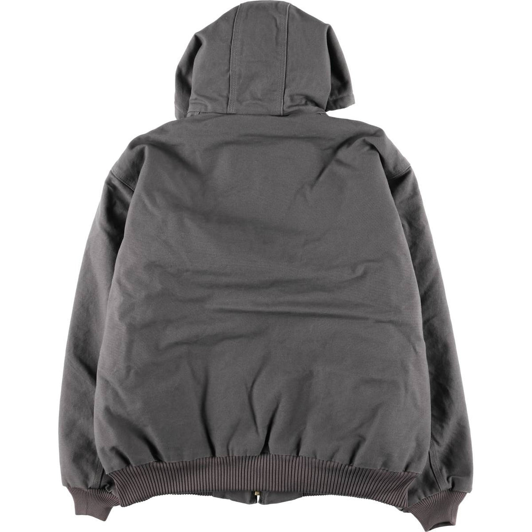 Carhartt Active Jacket, Padded Duck Full Zip Parka, Made in USA, Men's XL cotton gray type Vintage Second Hand