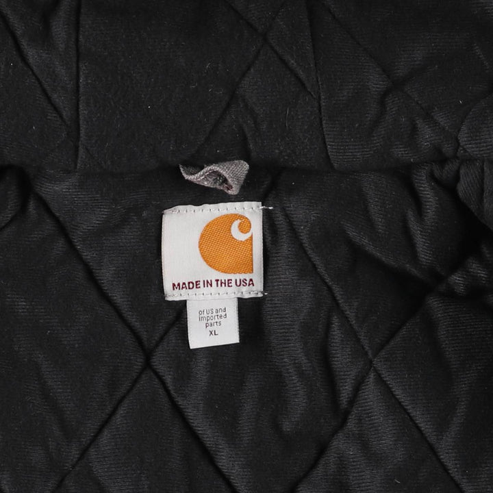 Carhartt Active Jacket, Padded Duck Full Zip Parka, Made in USA, Men's XL cotton gray type Vintage Second Hand