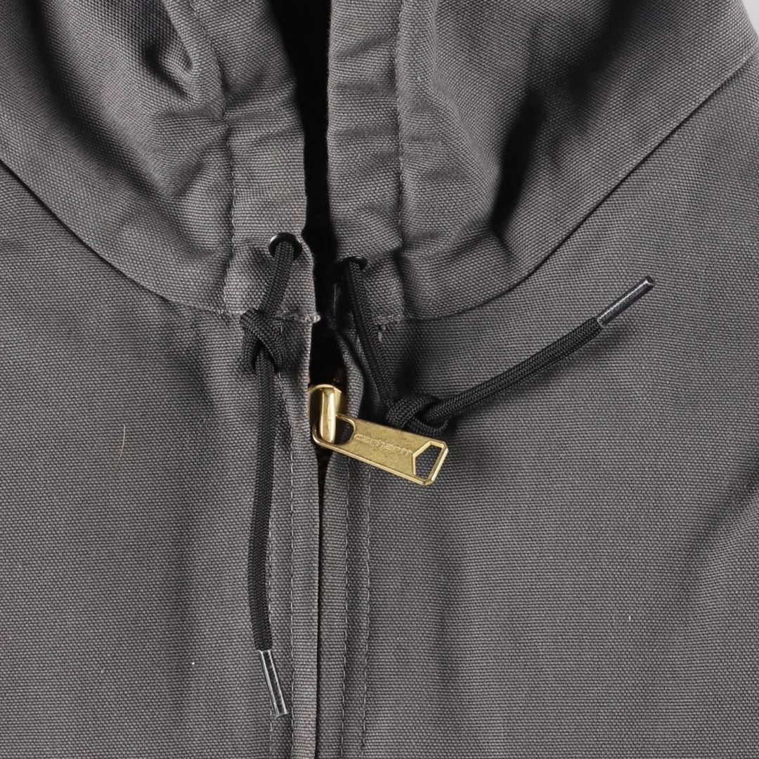 Carhartt Active Jacket, Padded Duck Full Zip Parka, Made in USA, Men's XL cotton gray type Vintage Second Hand