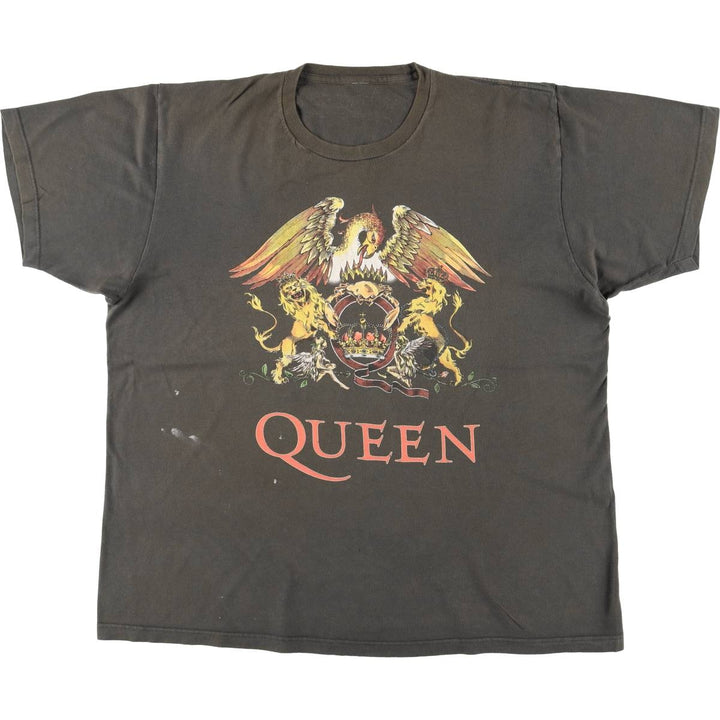 QUEEN Band T-shirt, Men's XL size unclear Khaki type Vintage Second Hand
