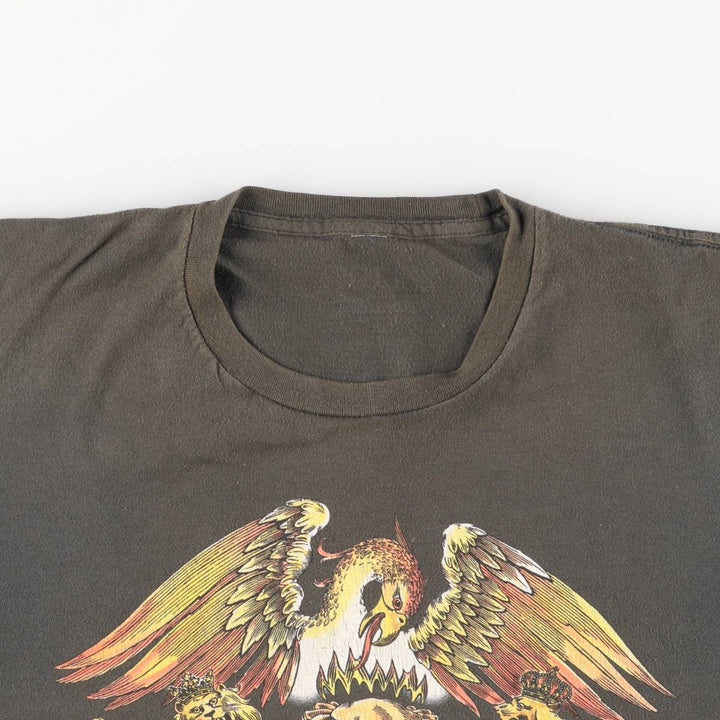QUEEN Band T-shirt, Men's XL size unclear Khaki type Vintage Second Hand