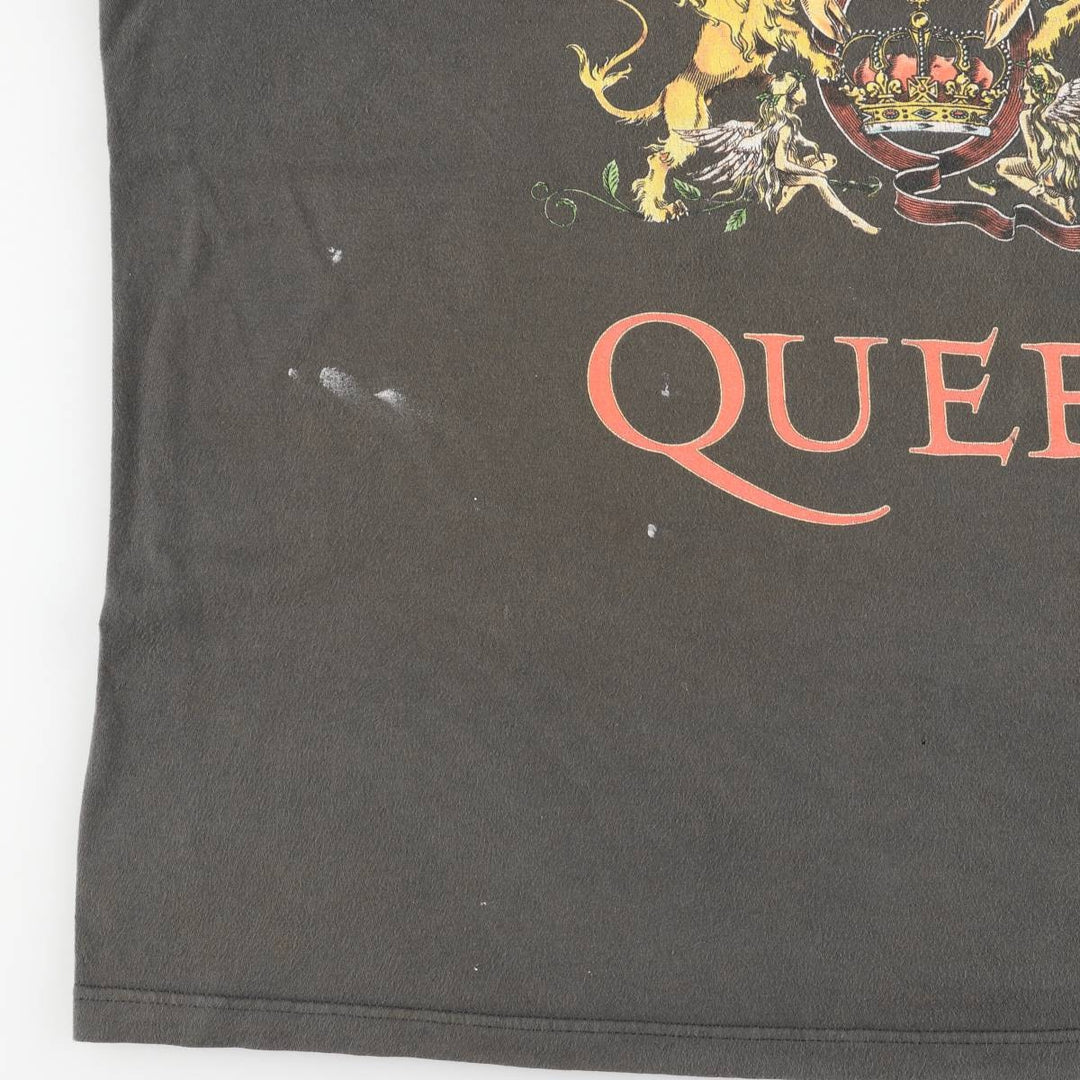 QUEEN Band T-shirt, Men's XL size unclear Khaki type Vintage Second Hand