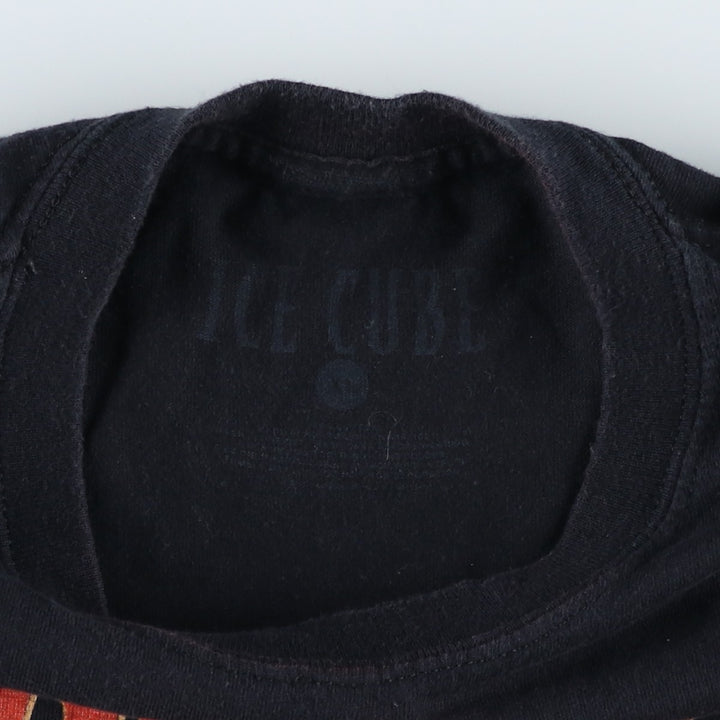ICE CUBE Rap T-shirt, Men's XL size cotton black type Vintage Second Hand