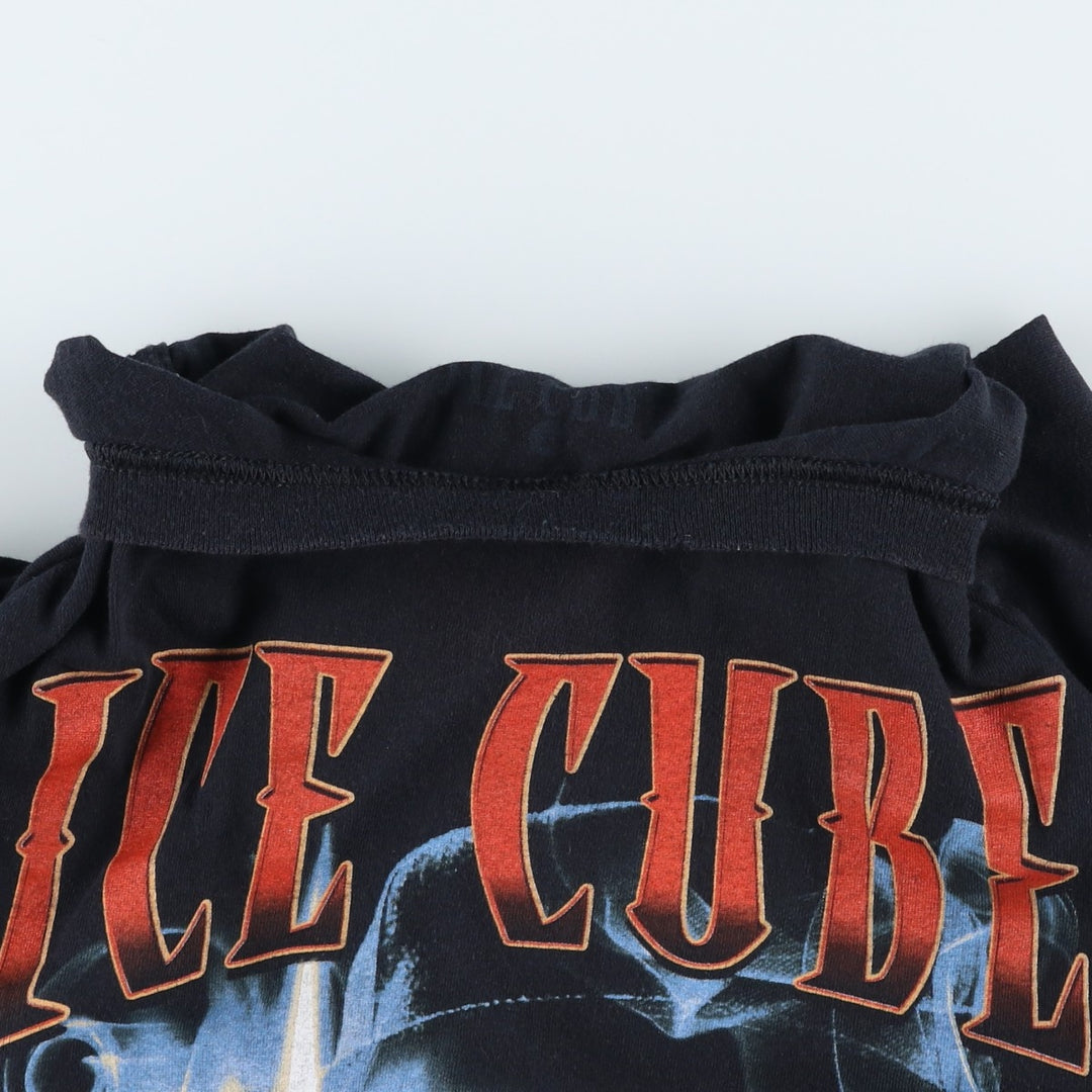 ICE CUBE Rap T-shirt, Men's XL size cotton black type Vintage Second Hand