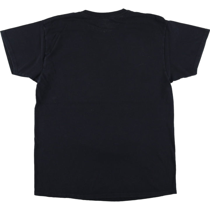 2pac Rap T-shirt, Men's L size cotton black type Vintage Second Hand
