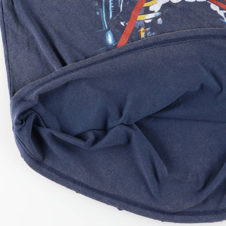 DEF LEPPARD Def Leppard Band T-shirt Band T Men's L size cotton navy blue type Vintage Second Hand