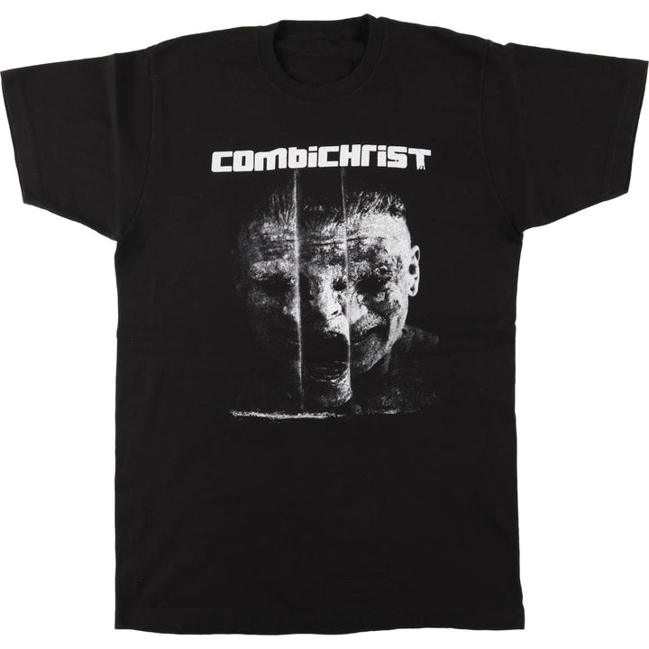 COMBICHRIST Band T-shirt (Men's size S) unclear black type Vintage Second Hand