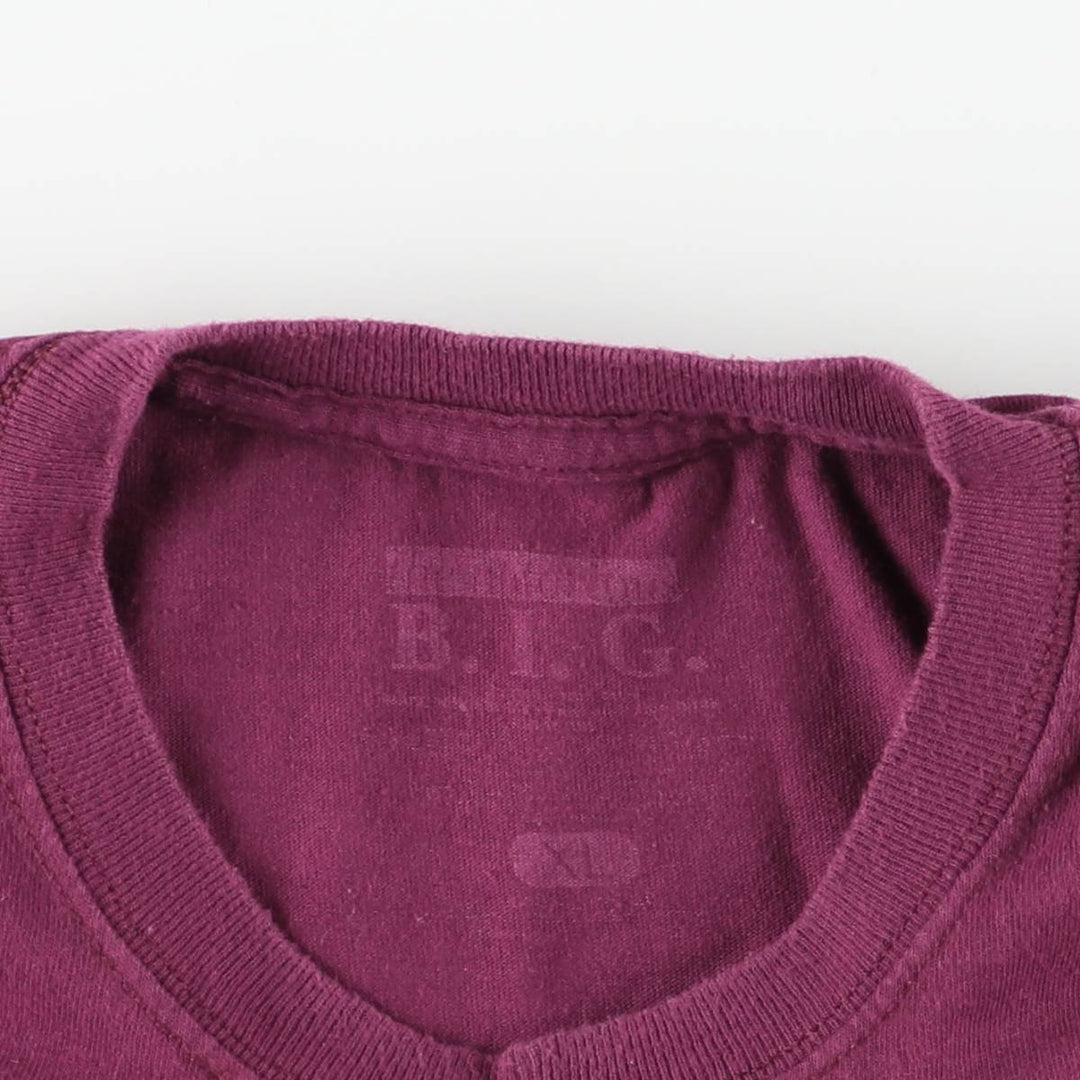 THE NOTORIUS BIG Notorious Big Rap T-shirt Rap T Men's XL size unclear Red type red-purple Vintage Second Hand