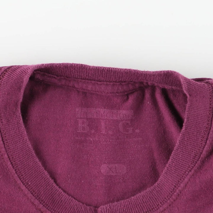 THE NOTORIUS BIG Notorious Big Rap T-shirt Rap T Men's XL size unclear Red type red-purple Vintage Second Hand