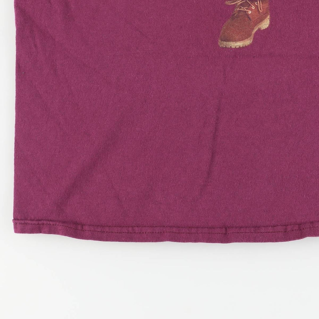 THE NOTORIUS BIG Notorious Big Rap T-shirt Rap T Men's XL size unclear Red type red-purple Vintage Second Hand