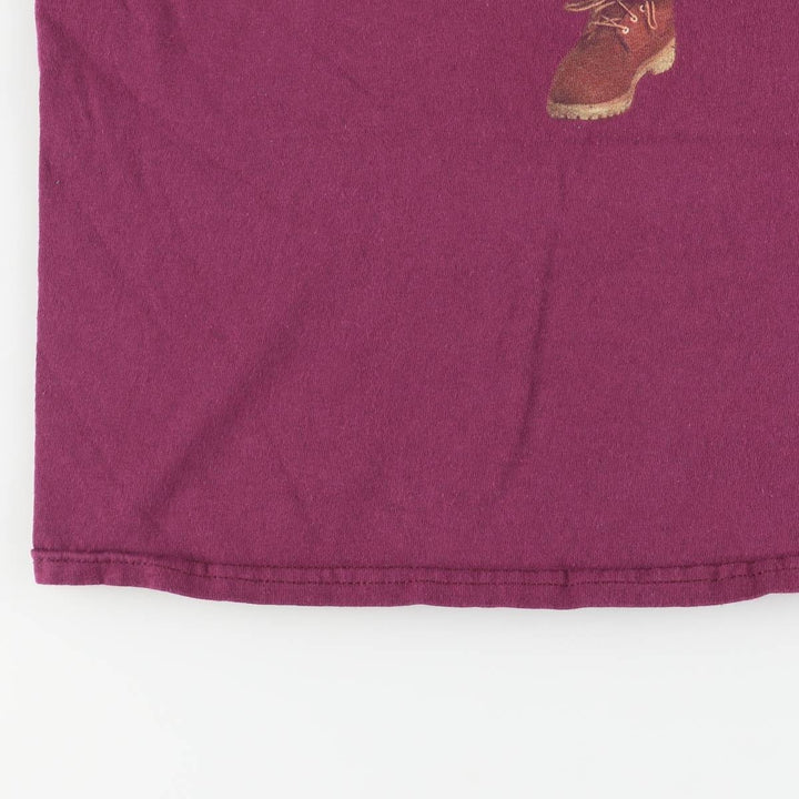 THE NOTORIUS BIG Notorious Big Rap T-shirt Rap T Men's XL size unclear Red type red-purple Vintage Second Hand