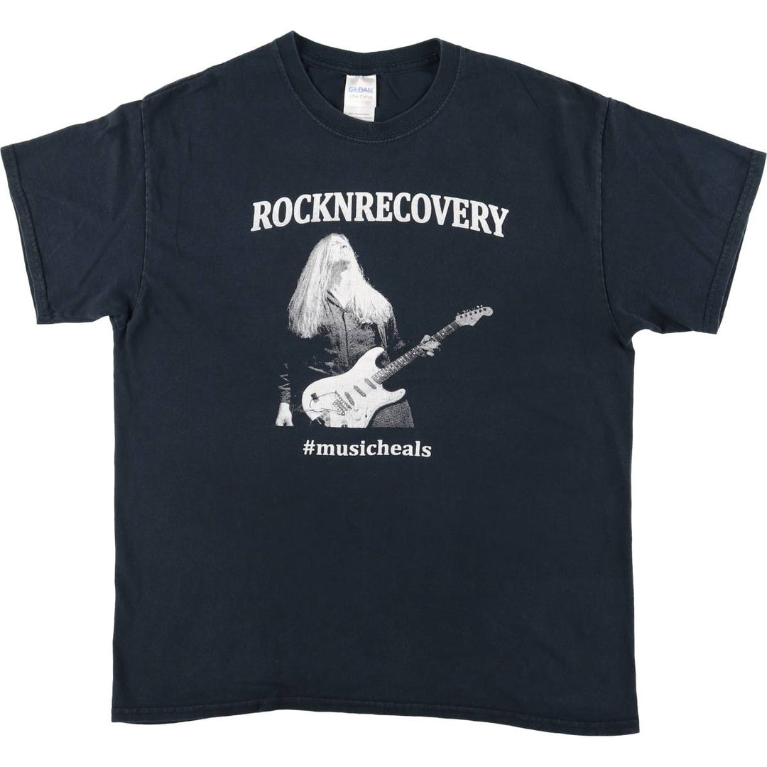Gildan Karl Cochran Band T-shirt, Men's Size L (approx.) cotton black type Vintage Second Hand