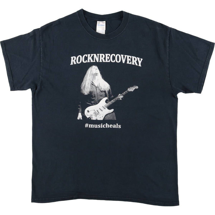 Gildan Karl Cochran Band T-shirt, Men's Size L (approx.) cotton black type Vintage Second Hand