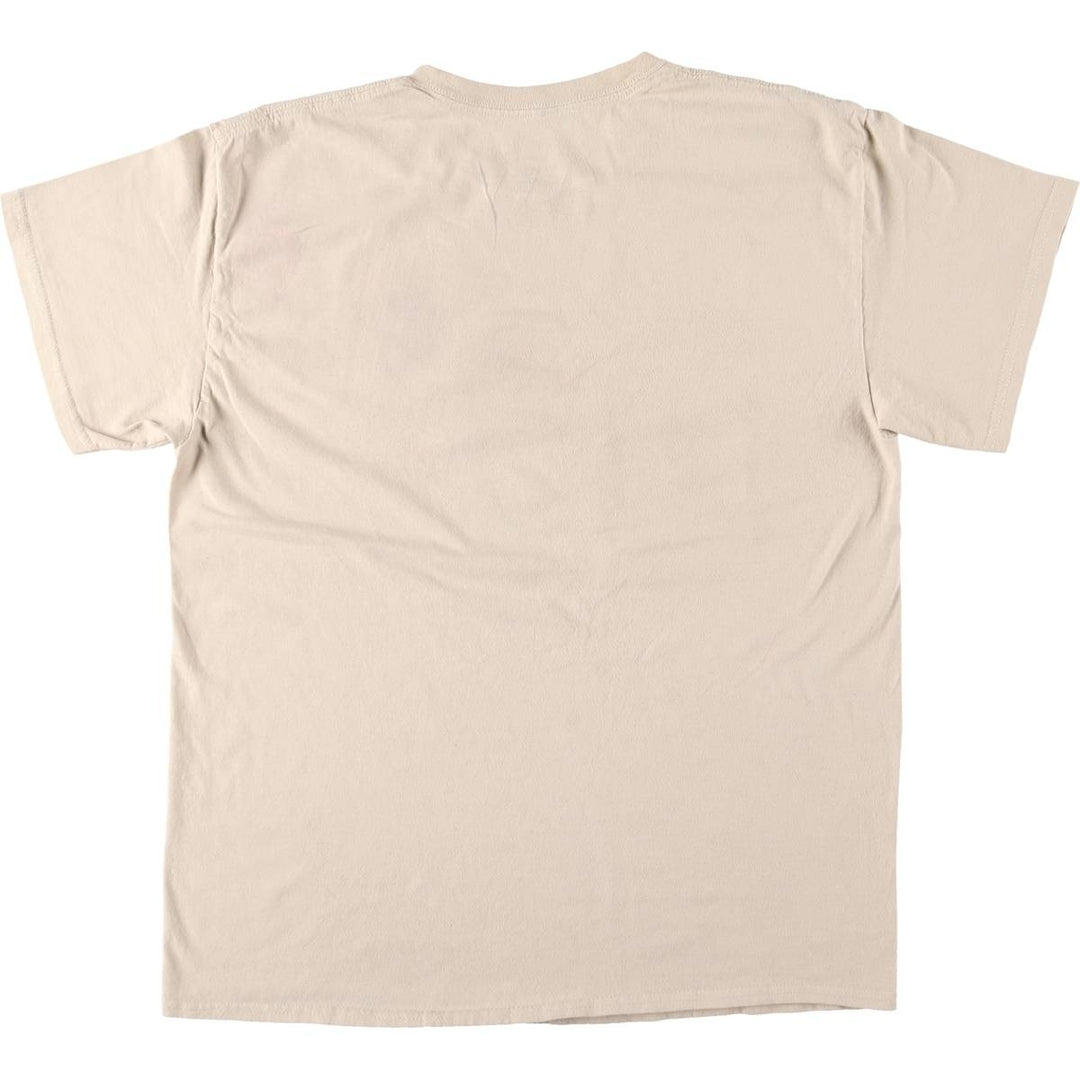 JIMI HENDRIX Jimi Hendrix Band T-shirt Band T Men's L size cotton Beige type Vintage Second Hand