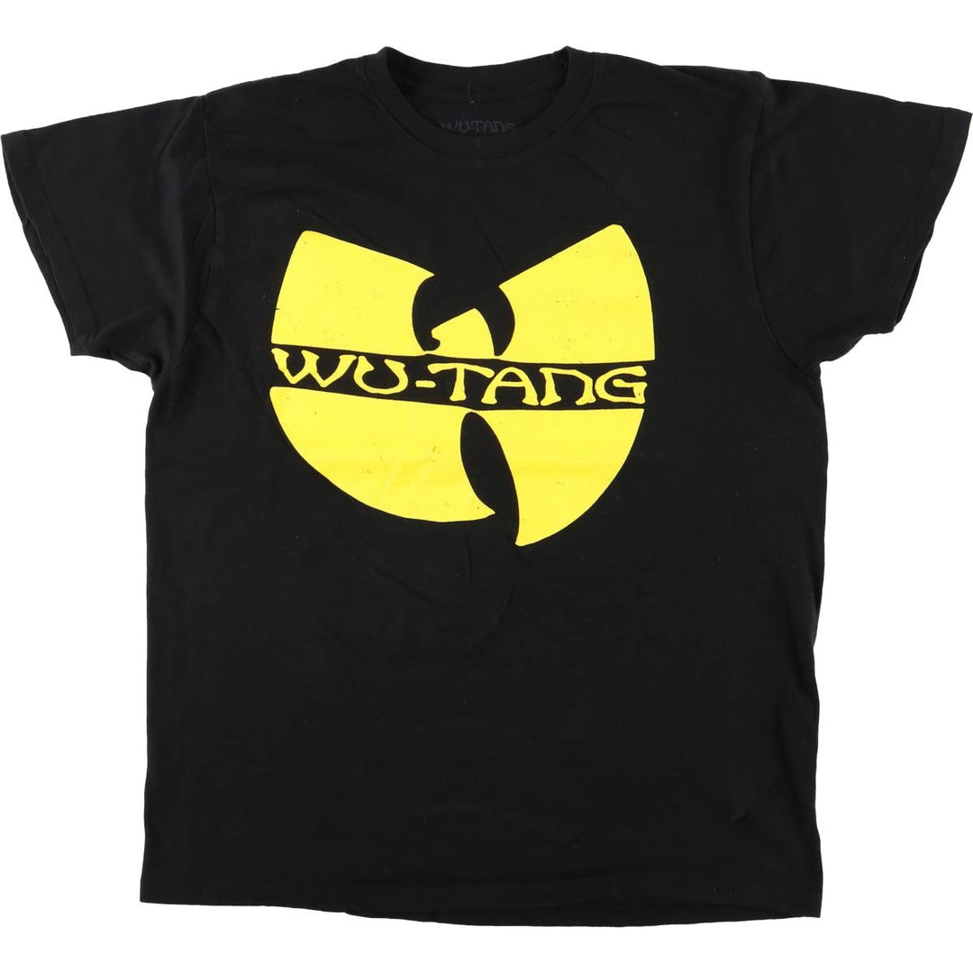 WU-TANG CLAN Rap T-shirt, Men's L size cotton black type Vintage Second Hand