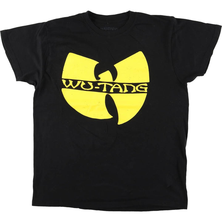 WU-TANG CLAN Rap T-shirt, Men's L size cotton black type Vintage Second Hand