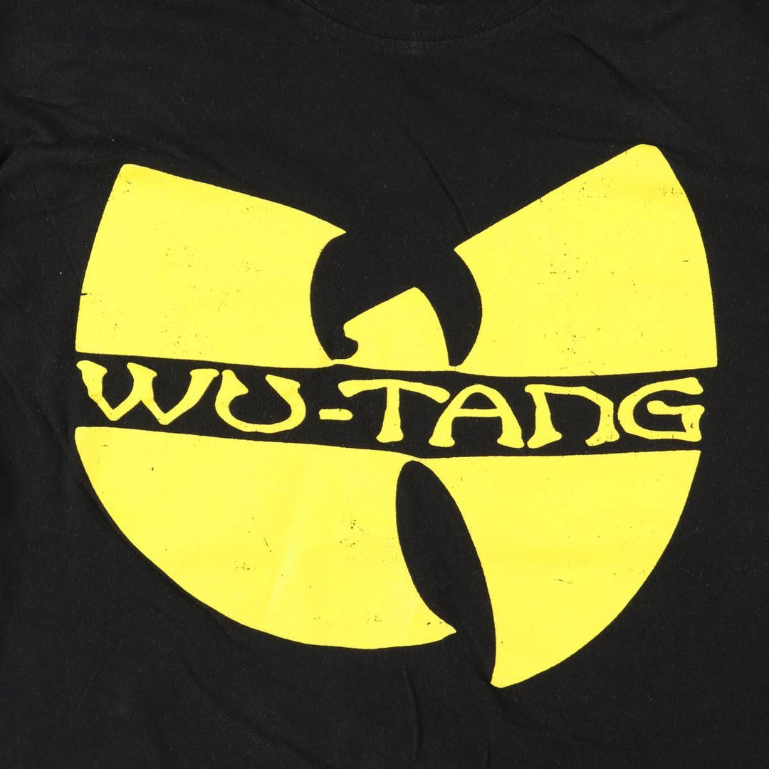 WU-TANG CLAN Rap T-shirt, Men's L size cotton black type Vintage Second Hand