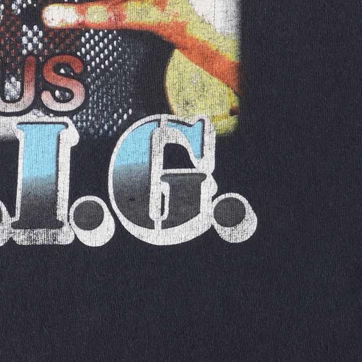 THE NOTORIOUS BIG Wrap T-Shirt (Men's Size L, Short Sleeve) cotton black type Vintage Second Hand