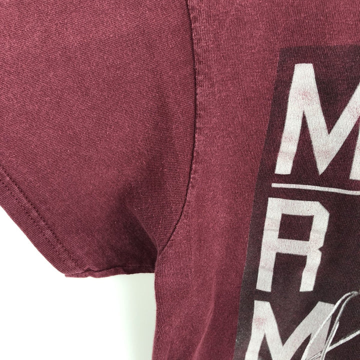 ZION BOB MARLEY Bob Marley Band T-shirt, Men's Size S (approx.) unclear wine-red Vintage Second Hand