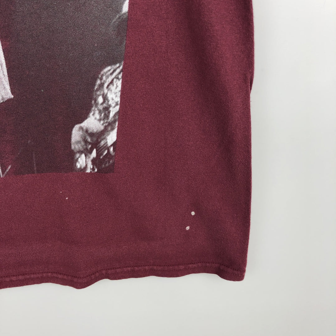ZION BOB MARLEY Bob Marley Band T-shirt, Men's Size S (approx.) unclear wine-red Vintage Second Hand