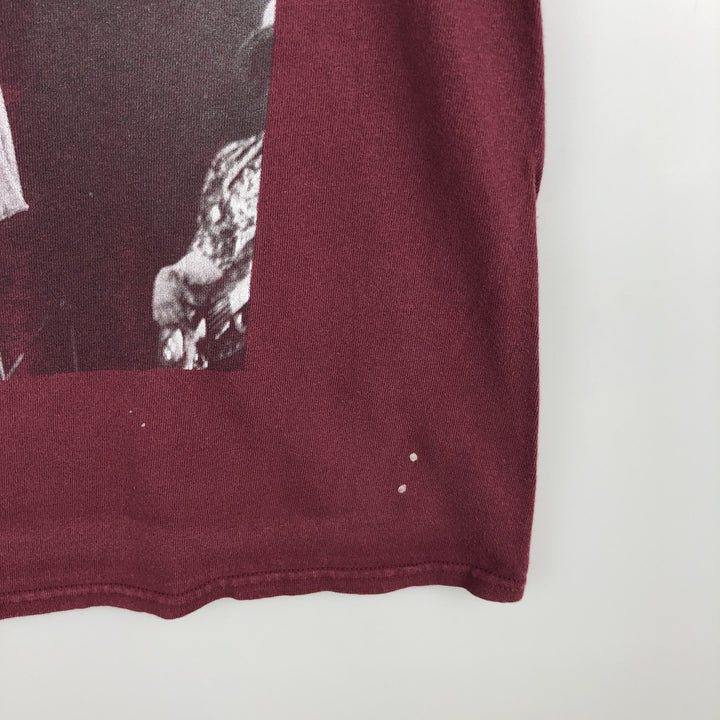 ZION BOB MARLEY Bob Marley Band T-shirt, Men's Size S (approx.) unclear wine-red Vintage Second Hand