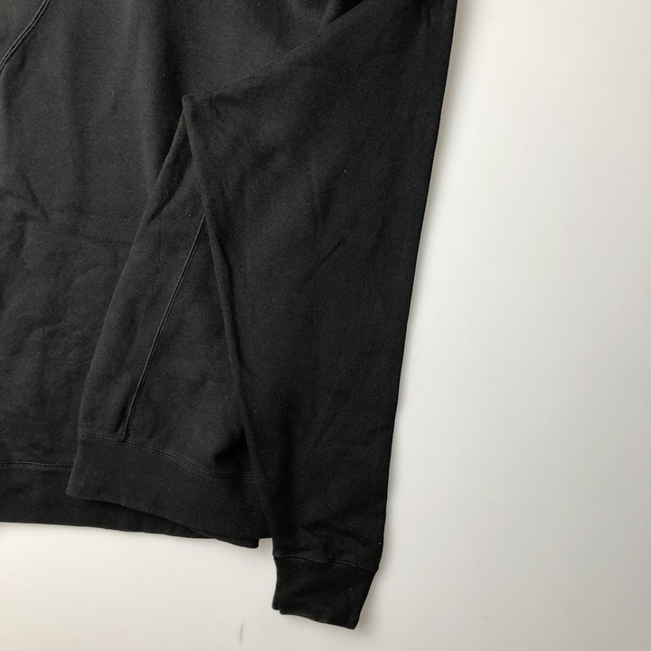Vintage Russell plain blank sweatshirt, men's size XL cotton navy blue type Vintage Second Hand