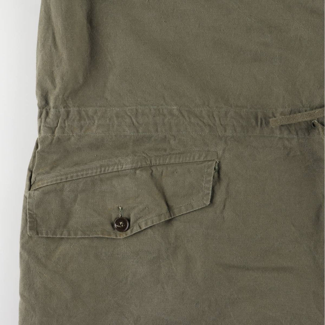 Vintage French Army Alpine Smock Military Smock Parka, Men's Size XL unclear Khaki type Vintage Second Hand