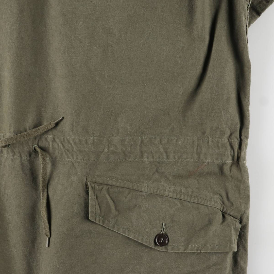 Vintage French Army Alpine Smock Military Smock Parka, Men's Size XL unclear Khaki type Vintage Second Hand