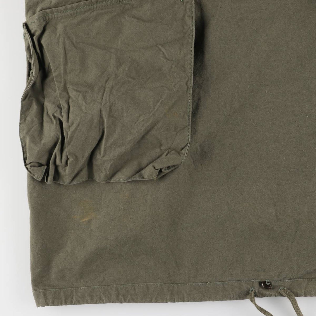 Vintage French Army Alpine Smock Military Smock Parka, Men's Size XL unclear Khaki type Vintage Second Hand