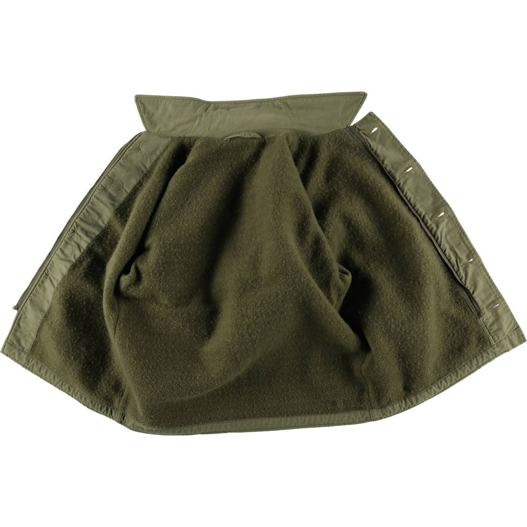 A-2 Deck Jacket, Military Deck Jacket, Men's Size L unclear Khaki type Vintage Second Hand