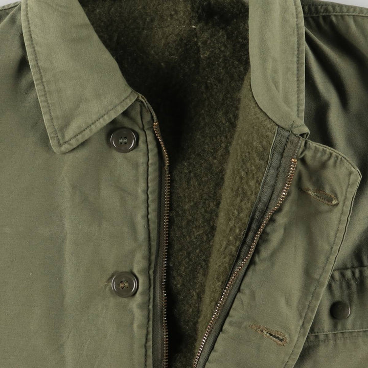 A-2 Deck Jacket, Military Deck Jacket, Men's Size L unclear Khaki type Vintage Second Hand