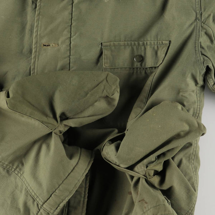 A-2 Deck Jacket, Military Deck Jacket, Men's Size L unclear Khaki type Vintage Second Hand
