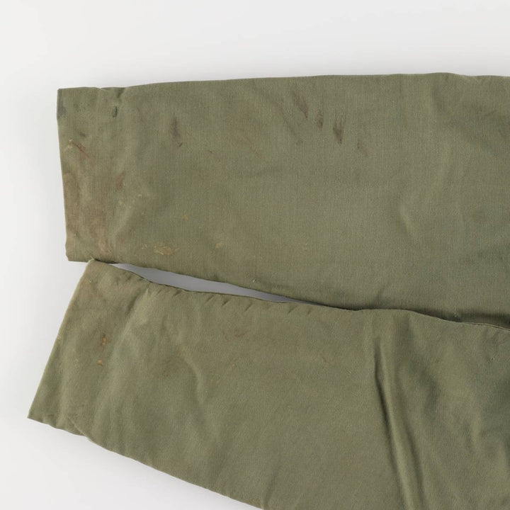 A-2 Deck Jacket, Military Deck Jacket, Men's Size L unclear Khaki type Vintage Second Hand