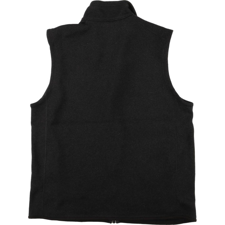 Patagonia Better Sweater 25882FA20 Solid Color Fleece Vest, Men's XL polyester Charcoal Vintage Second Hand