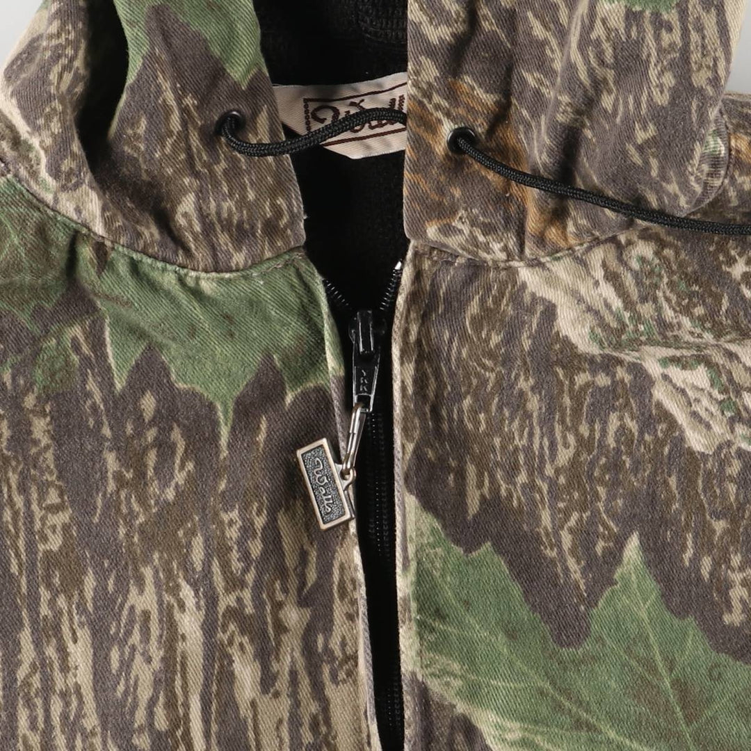 Walls Camouflage Pattern Realtree Camo Zip-Up Jacket, Men's Size L unclear Khaki type Vintage Second Hand