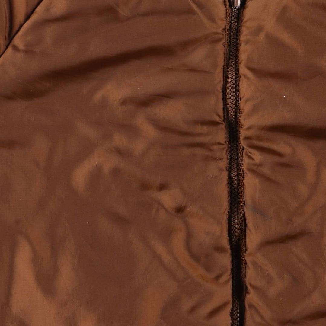 90'S Columbia White Tag Camouflage Pattern Reversible Padded Puffer Jacket, Men's Size L, Vintage Nylon Khaki type Vintage Second Hand