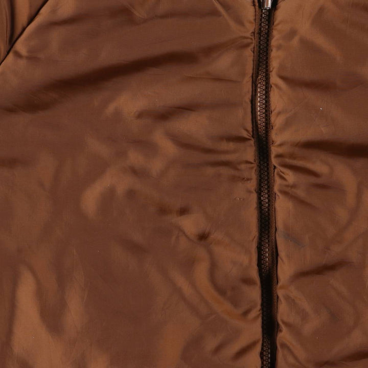 90'S Columbia White Tag Camouflage Pattern Reversible Padded Puffer Jacket, Men's Size L, Vintage Nylon Khaki type Vintage Second Hand