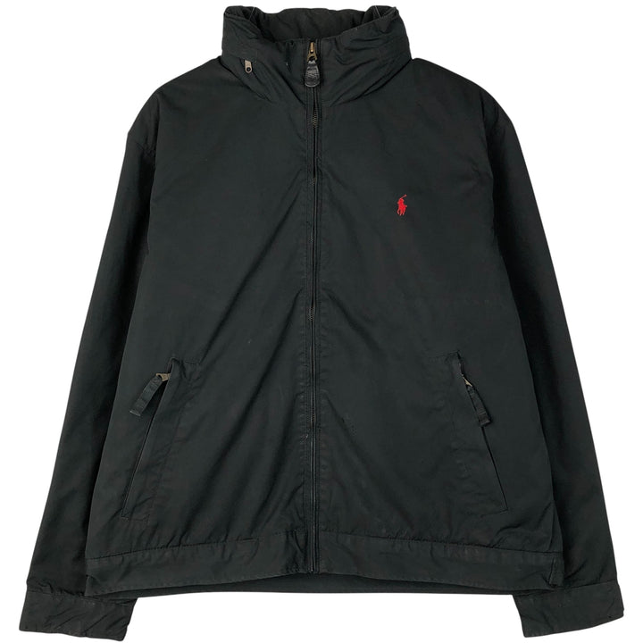Ralph Lauren POLO by Ralph Lauren padded puffer jacket, men's size L polyester black type Vintage Second Hand