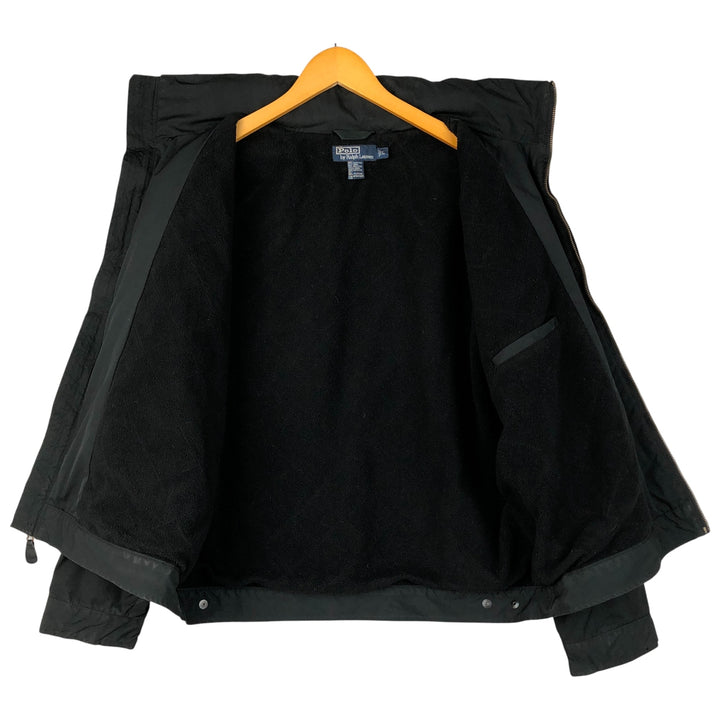 Ralph Lauren POLO by Ralph Lauren padded puffer jacket, men's size L polyester black type Vintage Second Hand